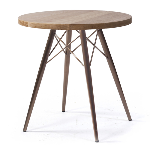 테이블-467 / 드림테이블(스텐골드) 카페/업소용 디자인 식탁 원형