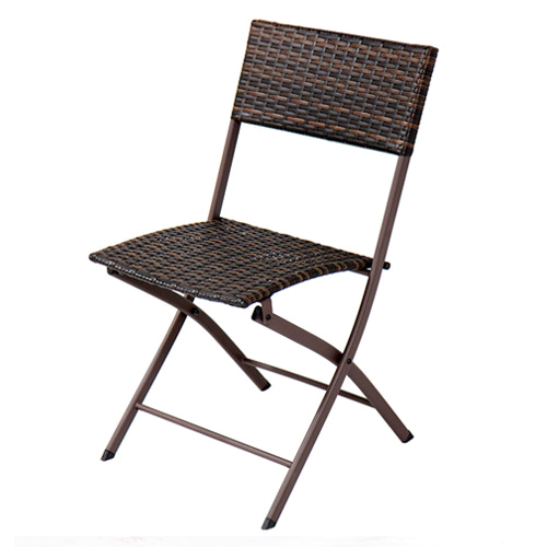 야외용의자-141 / I004 접이식 라탄의자 업소/카페용 야외용 테라스 의자