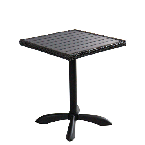 야외용테이블-067 / WT08 합성목탁자(블랙) 업소/카페용 야외 테라스 테이블